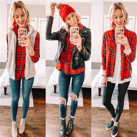 how to wear women's flannel shirts